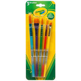 Crayola Assorted Colors Crayola Paint Brush Set 5 Count