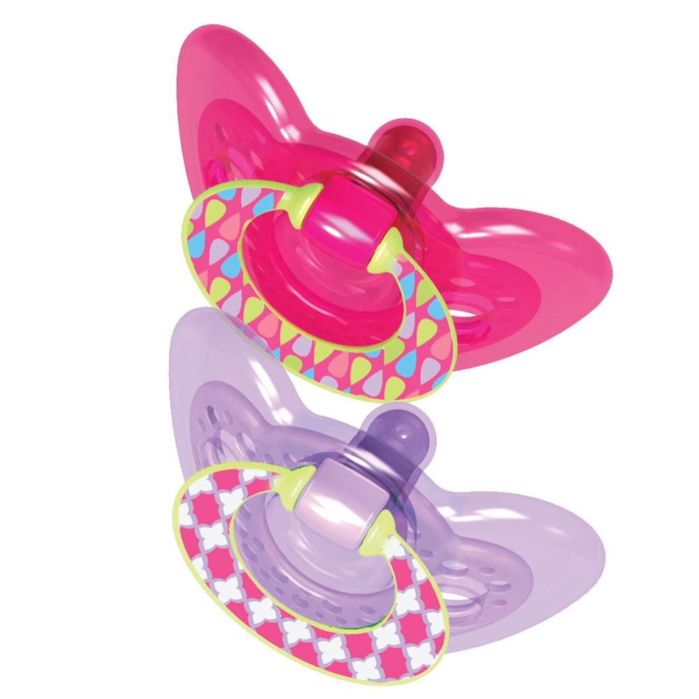The First Years Gumdrop Pack Fashion Pacifiers, 6-18 Months