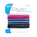 Stylin 6pc Thick Elastic with Mylar