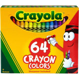 Crayola Crayon Box with Sharpener, 64 ct