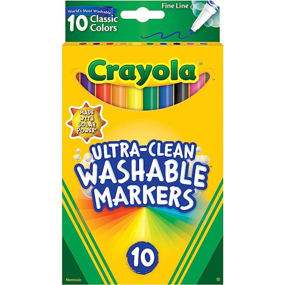 Crayola Fine Line Markers Washable Markers 12 Count