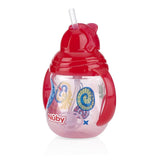 Nuby Designer Series Twin Handle Flip-It Cup with 360° straw - Colors Vary