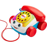 Fisher-Price Toddler Pull Toy Chatter Telephone Pretend Phone With Rotary Dial