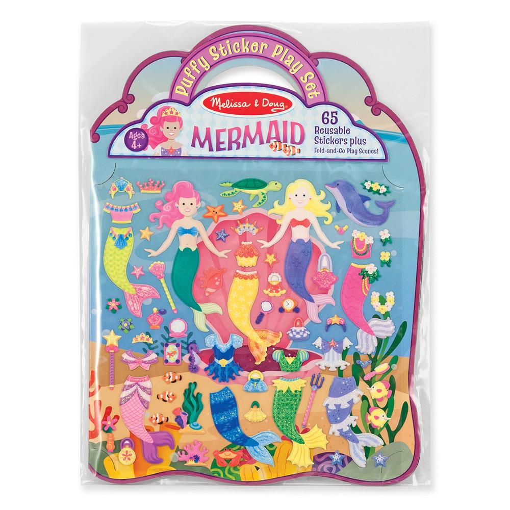 Melissa and Doug Puffy Sticker Play Set: Mermaid
