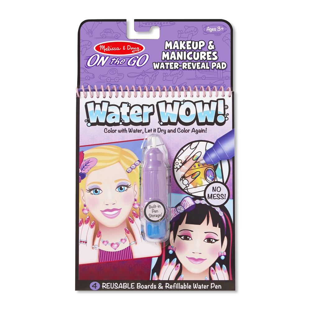 Melissa and Doug Water Wow! Makeup & Manicures - On the Go Travel Activity