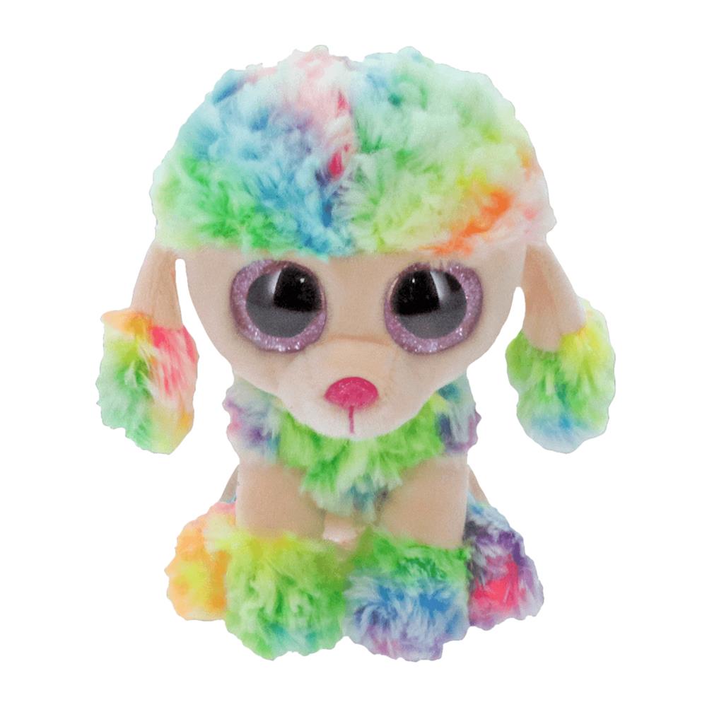 TY Rainbow Multicolor Poodle