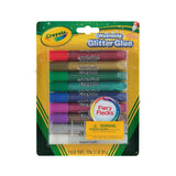 Crayola Washable Bold Color Glitter Glue, 9-Count