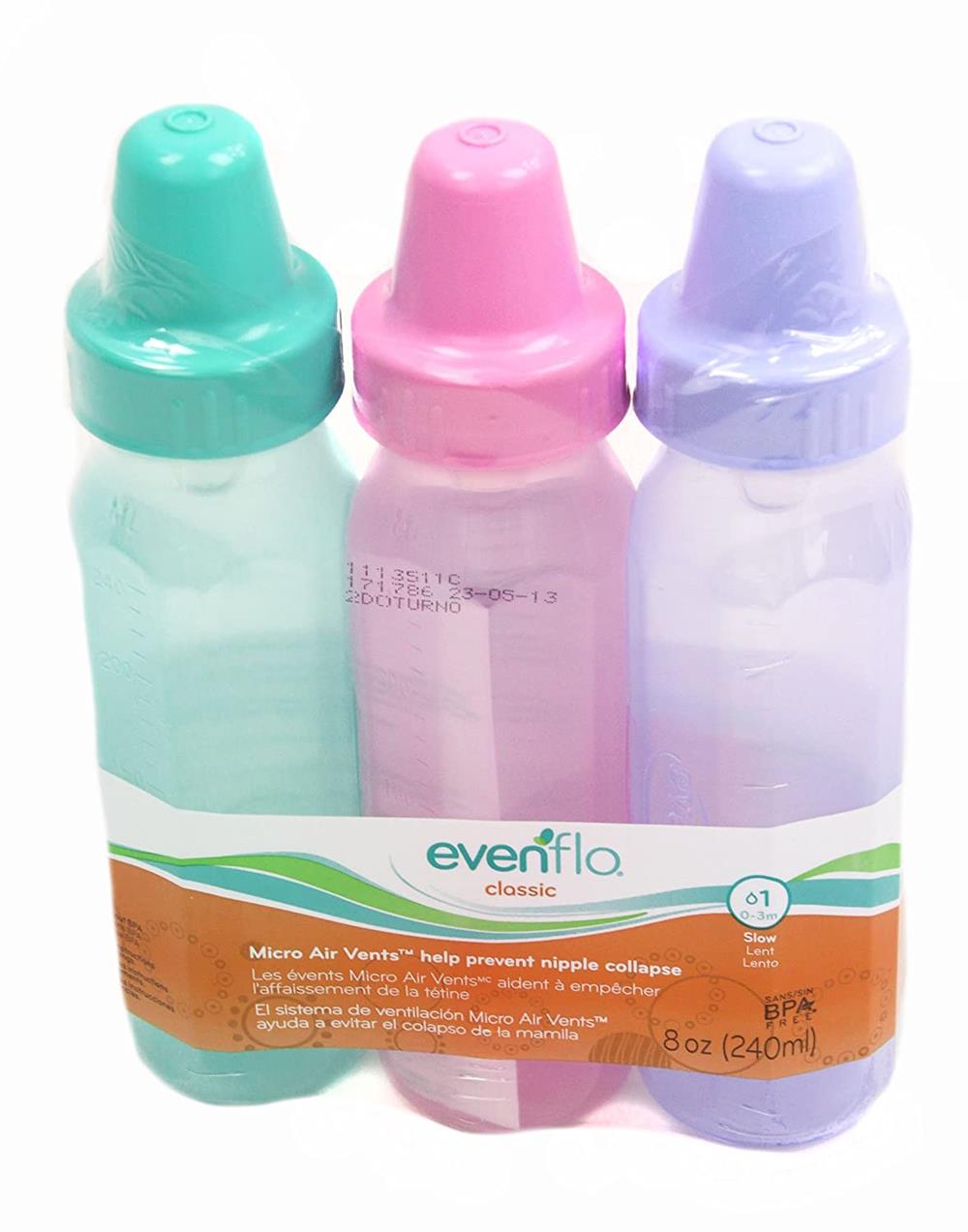 Evenflo Feeding Classic Tinted Baby Bottles, oz Pack – S&D Kids