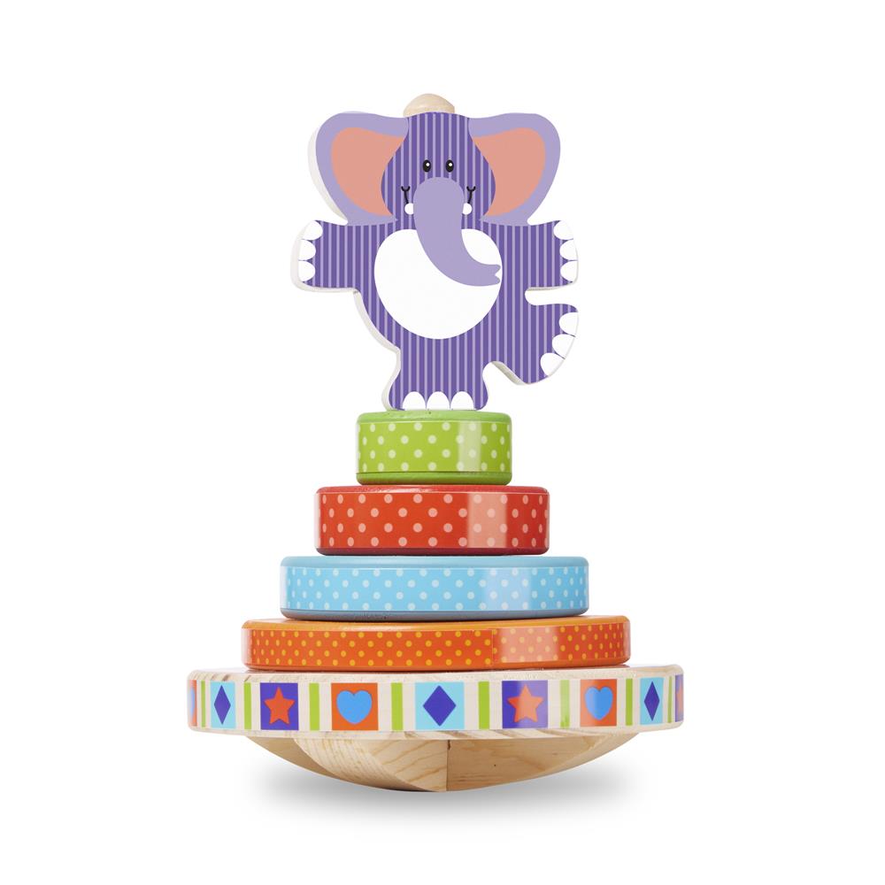 Melissa and Doug First Play Elephant Rocking Stacker