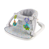Fisher Price Sit-Me-Up Floor Seat - Honeydew Drop, portable infant chair with toys
