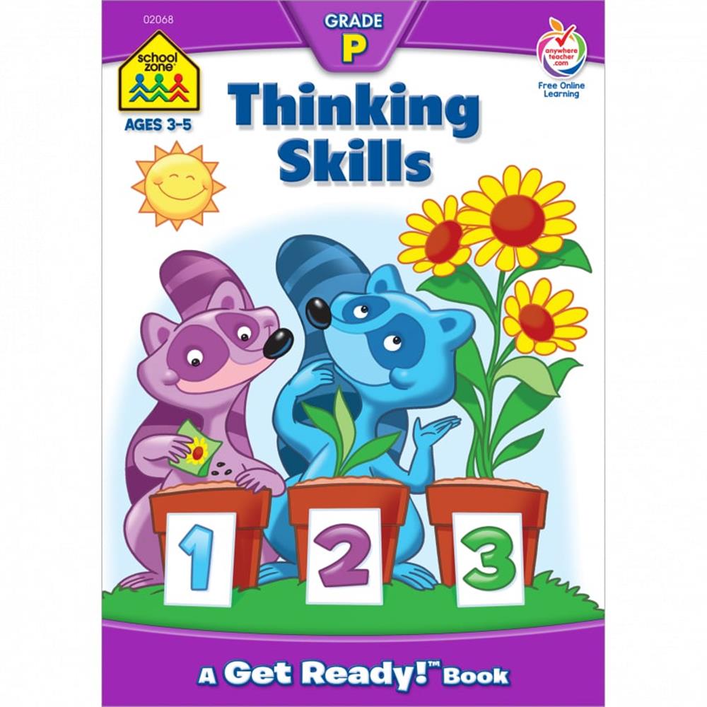 School Zone Thinking Skills Preschool Workbook