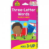 School Zone Three-Letter Words Puzzle Cards