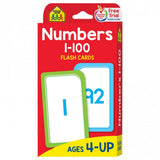School Zone Numbers 1-100 Flash Cards