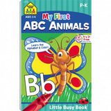 School Zone My First ABC Animals Grades P-K Workbook