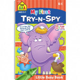 School Zone My First Try-n-Spy Grades K-1 Workbook