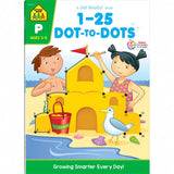 School Zone 1-25 Dot-to-Dots Preschool Workbook