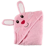 Luvable Friends Animal Face Hooded Towel, Bunny