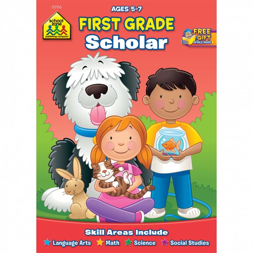 School Zone First Grade Scholar Workbook