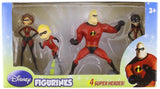 Disney Incredibles Figure, 4-Pack