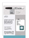 The Board Dudes Magnetic Dry Erase Board Plastic Frame