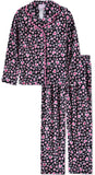 Rene Rofe Girls 2T-4T 2-Piece Fleece Pajama Coat Set