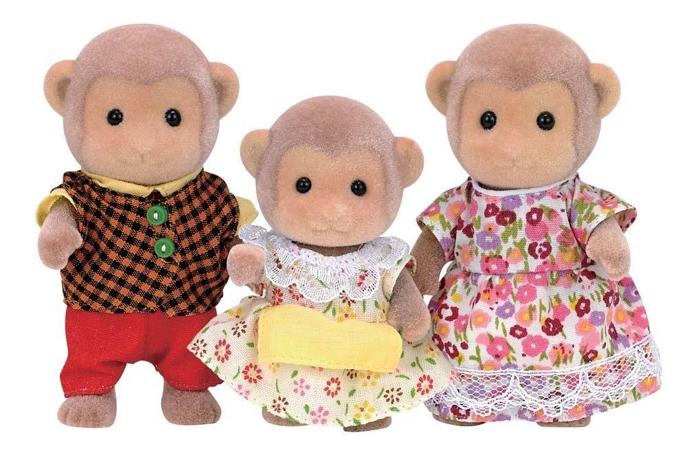 Calico Critters Mango Monkey Family Doll Set