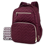 Fisher Price Diaper Bag Backpack with Cell Phone and Tablet Pockets and Stroller Clips