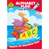 School Zone Alphabet Fun! Write & Reuse Workbook