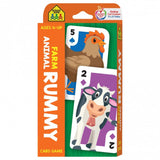 School Zone Rummy Farm Animal Card Game