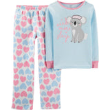 Carters Girls 4-14 Koala Pajama Set