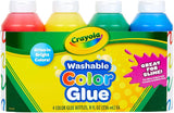 Crayola Washable Color Glue - 4 Bottles