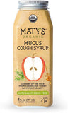 Maty's Organic Mucus Cough Syrup, 6 Fluid Ounce, Organic Cough Remedy, Soothes Throats & Thins Mucus