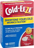 Cold-EEZE Cold Remedy Lozenges Cherry, 18 Count