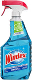Windex Glass and Window Cleaner Spray Bottle, Bottle Made from 100% Recycled Plastic, Original Blue,