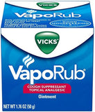 Vicks VapoRub Ointment - 1.76 Ounce, Pack of 1
