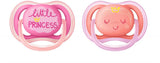 Philips Avent Ultra Air Pacifier, 6-18 months, Pink/Peach - 2 Pack