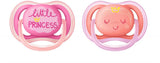 Philips Avent Ultra Air Pacifier, 6-18 months, Pink/Peach - 2 Pack