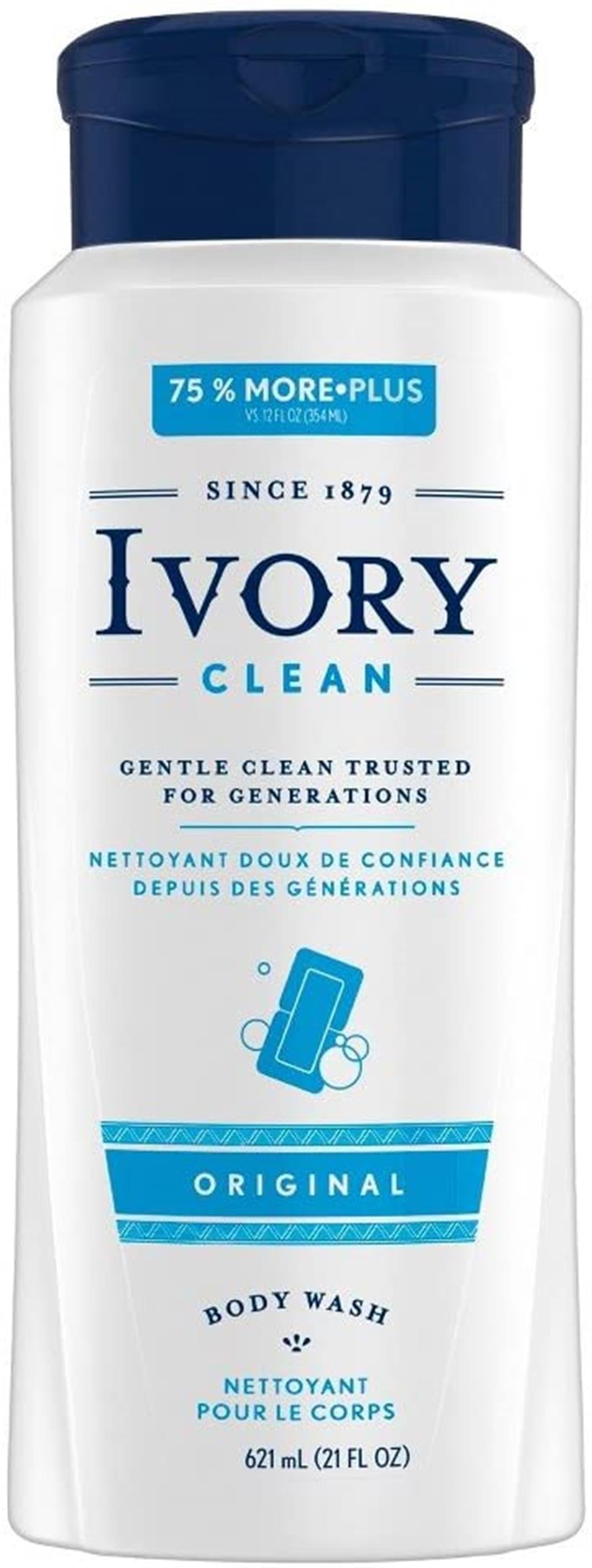Ivory Scented Body Wash, Aloe 21 oz