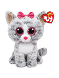 TY Kiki Striped Cat Beanie Boo - Large