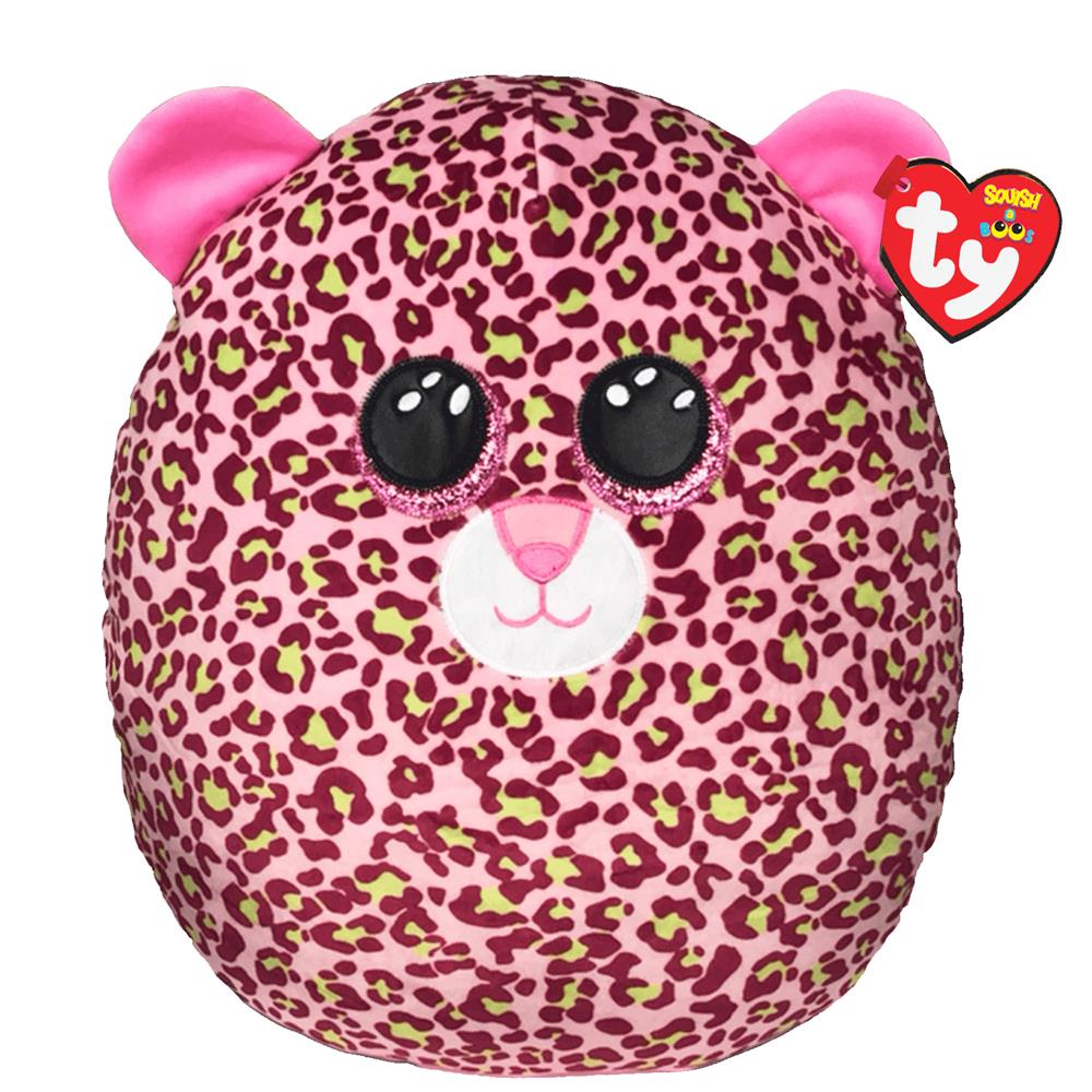 TY Lainey Leopard Squish-A-Boos Plush 12'
