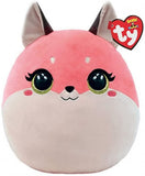 TY Roxie Pink Fox Large Squish-A-Boo