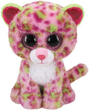 TY Lainey Pink And Green Leopard
