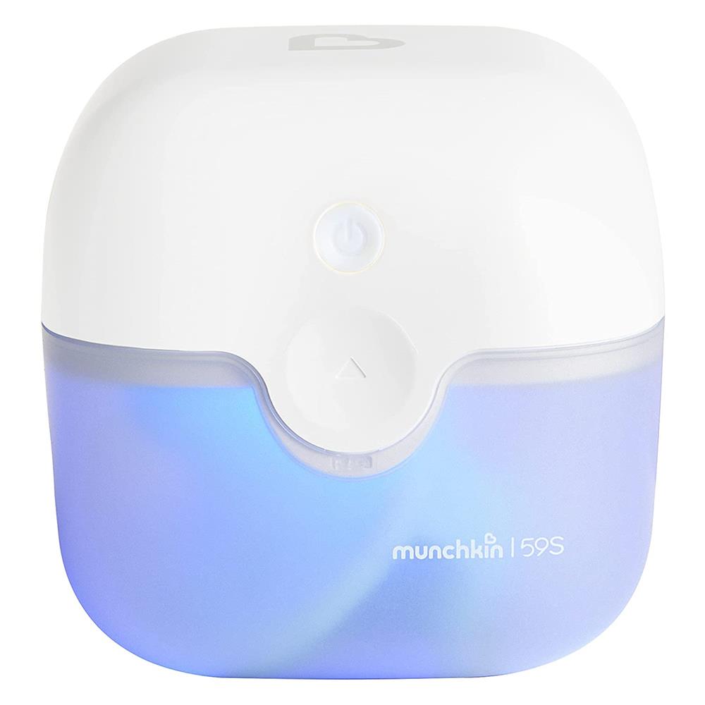 Munchkin Portable UV Sterilizer Plus with Rechargeable Battery, Mini UV Light Sanitizer Eliminates 9