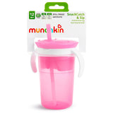 Munchkin SnackCatch & Sip™ 2-in-1 Snack Catcher & Spill-Proof Cup, Colors May Vary
