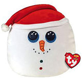 TY Flurry White Snowman Large Squish-A-Boo
