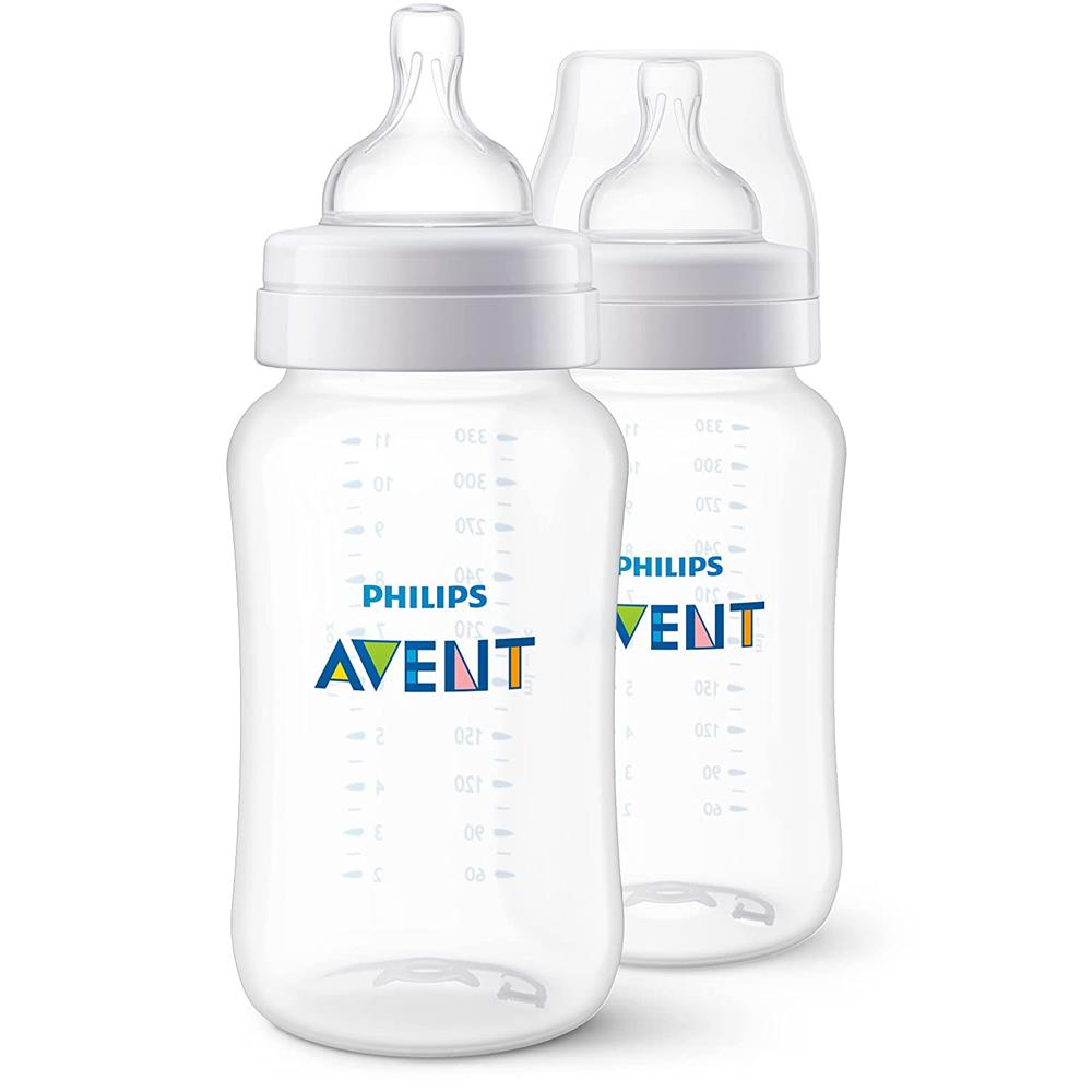 Philips Avent Natural Baby Bottle with Natural Response Nipple, Clear, –  S&D Kids