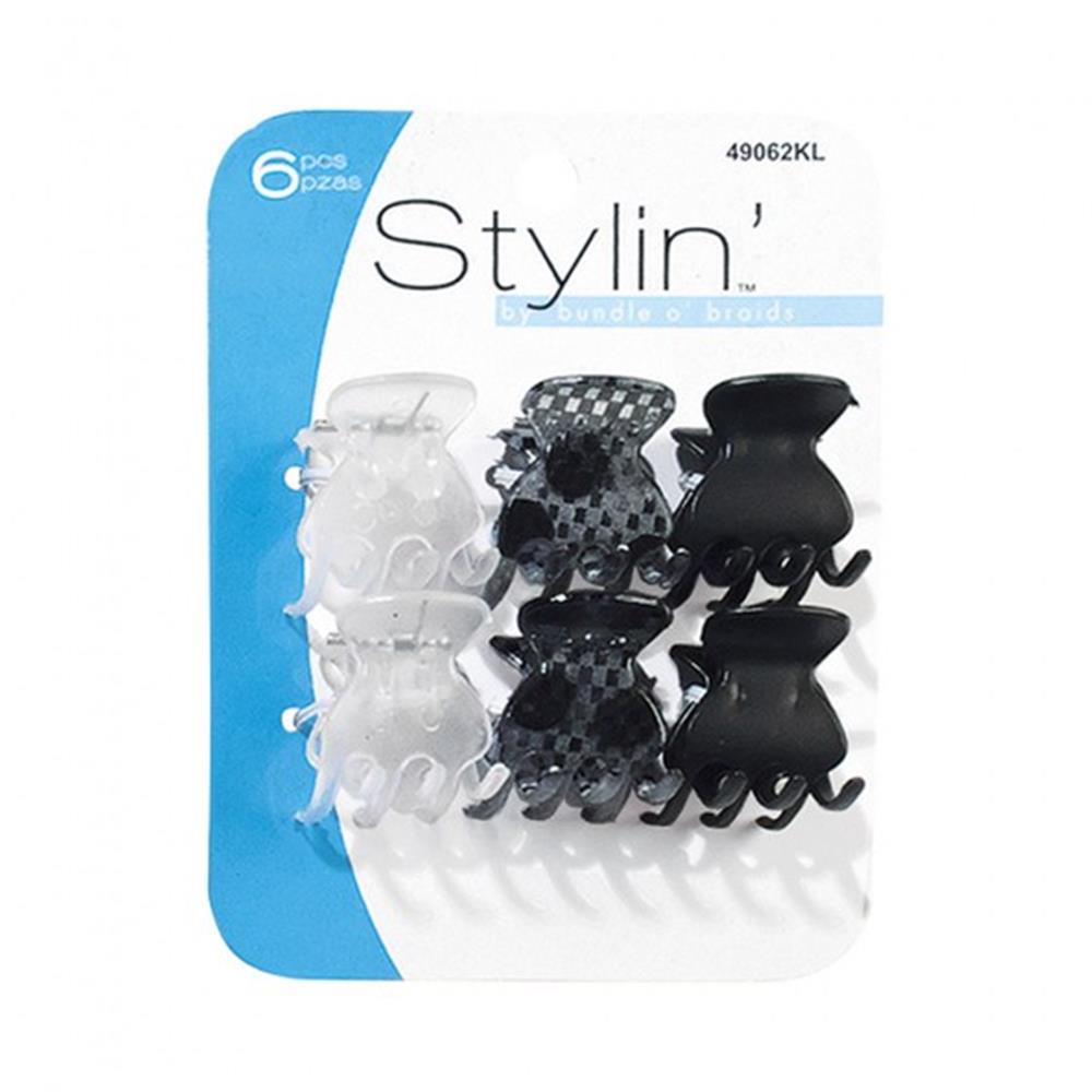 Stylin Girls 6pc Mini Prong Clips