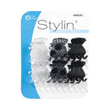 Stylin Girls 6pc Mini Prong Clips