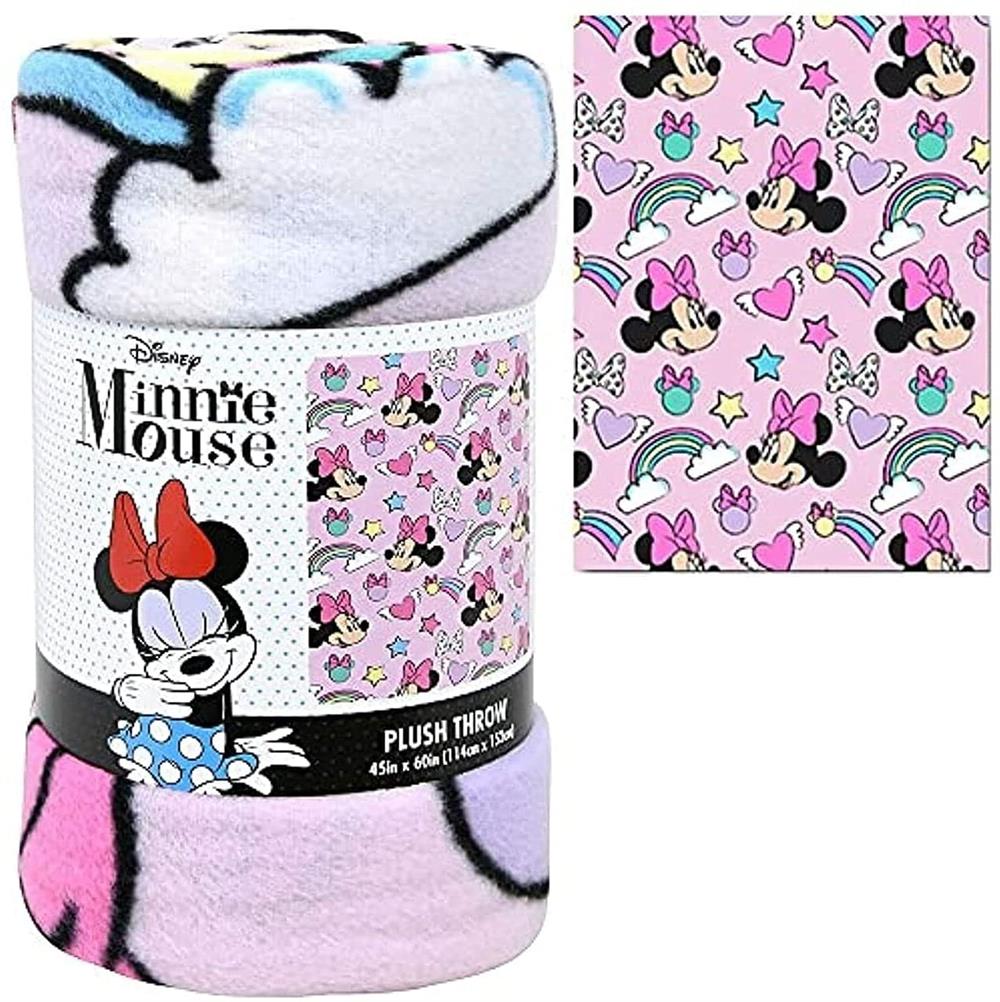 UPD Inc Minnie Mouse Plush Fleece Blanket - Size 45x60 inches