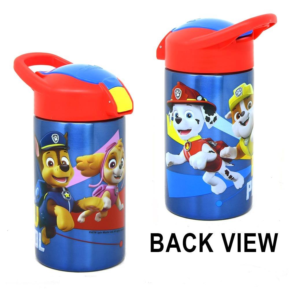 Zak Designs Paw Patrol Stainless Steel Bottle with Push Button Spout – S&D  Kids